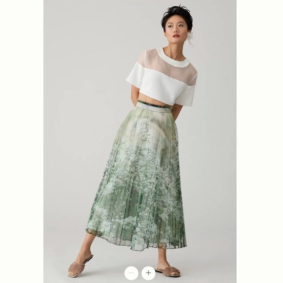 Anthropologie Dresses & Skirts - HTF Anthropologie Maeve Pleated Maxi Skirt